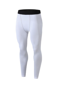 PEPEPEACOCK Men's Fleece Lined Cool Dry Powerflex Compression Baselayer Pants Legging Shorts Tights