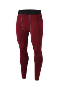 PEPEPEACOCK Men's Fleece Lined Cool Dry Powerflex Compression Baselayer Pants Legging Shorts Tights