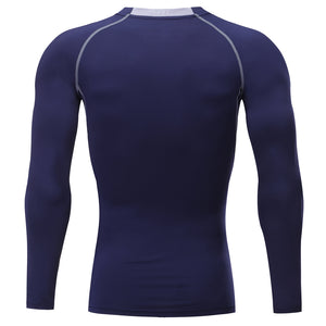 PEPEPEACOCK Men's Cool Dry Compression Baselayer Long Sleeve Shirts