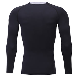 PEPEPEACOCK Men's Cool Dry Compression Baselayer Long Sleeve Shirts