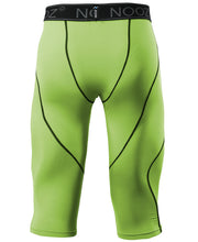 Load image into Gallery viewer, PEPEPEACOCK Men&#39;s Compression 3/4 Capri Pants Baselayer Legging Tights with Cool Dry Tech
