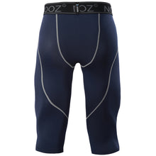 Load image into Gallery viewer, PEPEPEACOCK Men&#39;s Compression 3/4 Capri Pants Baselayer Legging Tights with Cool Dry Tech
