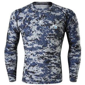 PEPEPEACOCK Men's Cool Dry Compression Baselayer Long Sleeve Shirts