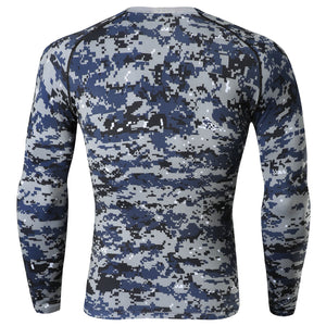 PEPEPEACOCK Men's Cool Dry Compression Baselayer Long Sleeve Shirts