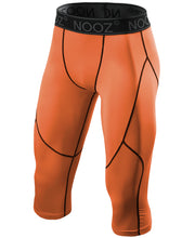 Load image into Gallery viewer, PEPEPEACOCK Men&#39;s Compression 3/4 Capri Pants Baselayer Legging Tights with Cool Dry Tech
