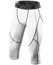 Load image into Gallery viewer, PEPEPEACOCK Men&#39;s Compression 3/4 Capri Pants Baselayer Legging Tights with Cool Dry Tech
