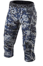 Load image into Gallery viewer, PEPEPEACOCK Men&#39;s Compression 3/4 Capri Pants Baselayer Legging Tights with Cool Dry Tech
